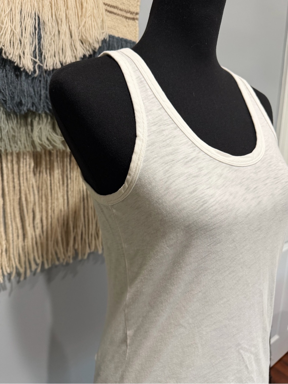 Rag & Bone Pima Cotton Tank Top White XS Designer Basics Minimalist Luxury - Picture 2 of 6